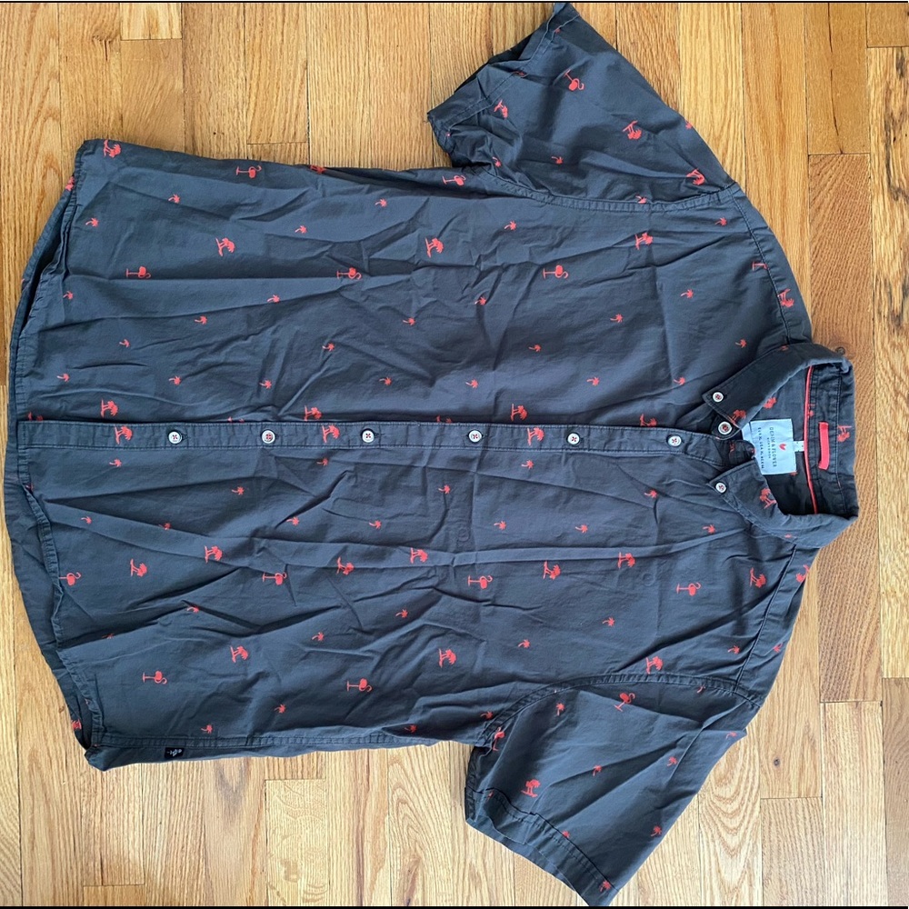 XL Forest Green Button Down